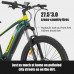 Bicicleta Eléctrica de Montaña 27,5 Pulgadas con Horquilla de Suspensión Hidráulica 