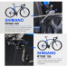 Bicicleta de Carretera Carbono con Grupo de 22 Velocidad Shimano 105 Juego de Ruedas de Carbono Ultraligero Tija de sillín Bicicleta de Carretera Carbono con Grupo de 22 Velocidad Shimano 105 Juego de Ruedas de Carbono Ultraligero Tija de sillín