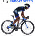 Bicicleta de Carretera Carbono con Grupo de 22 Velocidad Shimano 105 Juego de Ruedas de Carbono Ultraligero Tija de sillín Bicicleta de Carretera Carbono con Grupo de 22 Velocidad Shimano 105 Juego de Ruedas de Carbono Ultraligero Tija de sillín