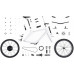 Bicicleta eléctrica EYO 1S, 11,9 kg, Dos Veces más Ligera Que Las Bicicletas eléctricas convencionales Bicicleta eléctrica EYO 1S, 11,9 kg, Dos Veces más Ligera Que Las Bicicletas eléctricas convencionales