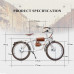 Bicicleta eléctrica for Mujeres for Adultos 35 0W 500W 1000W Cadenless Drive Electric Bicycle 26 Pulgadas Grasa Neumático Playa Retro E-Bike Color 350W Bicicleta eléctrica for Mujeres for Adultos 35 0W 500W 1000W Cadenless Drive Electric Bicycle 26 Pulgadas Grasa Neumático Playa Retro E-Bike Color 350W