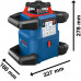 Bosch Professional Sistema 18V Nivel láser giratorio GRL 600 CHV (1 batería 18V x 4.0 Ah + cargador, función aplicación, alcance Ø: hasta 600m, en maletín) Bosch Professional Sistema 18V Nivel láser giratorio GRL 600 CHV (1 batería 18V x 4.0 Ah + cargador, función aplicación, alcance Ø: hasta 600m, en maletín)
