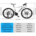 CHHD Bicicleta de montaña de 26 Pulgadas para Hombre, Freno de Disco Doble, Bicicleta de montaña rígida, Asiento Ajustable, Marco de Acero de Alto Carbono CHHD Bicicleta de montaña de 26 Pulgadas para Hombre, Freno de Disco Doble, Bicicleta de montaña rígida, Asiento Ajustable, Marco de Acero de Alto Carbono