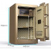Caja Fuerte De Seguridad Digital Construcción De Acero De Aleación Sólida Caja Fuerte Grande para Oficina En Casa Hotel Interior De Lujo Y Puerta Cortada con Láser Compartimento Interior Caja con CER