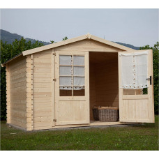 Casa de madera de abeto de jardín exterior modelo SEVILLA