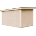 Caseta Jardin Exterior Paneles a Base de Madera LP SmartSide 8,7 m² con Suelo y Baldosas Bituminosas 