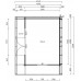 Caseta de Madera Natural 12m² Espesor de Pared 44 mm 