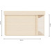 Caseta de Madera Natural 12m² Espesor de Pared 44 mm 