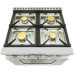 Cocina de gas con 4 fuegos con controlador y horno termostático 