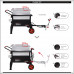 Cocina de gas propano para exteriores con soporte de montaje de cilindro Cocina de gas propano para exteriores con soporte de montaje de cilindro