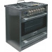 Cocina eléctrica con placa grill 90 cm, cocina de gas, 4,5 kW 