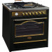 Cocina eléctrica de gas retro 90 cm + campana extractora 90 cm Cocina eléctrica de gas retro 90 cm + campana extractora 90 cm