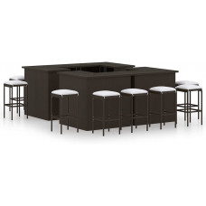 Conjunto Muebles de Jardin 4 Mesa y 12 Sillas para Exterior Conjunto Muebles de Jardin 4 Mesa y 12 Sillas para Exterior