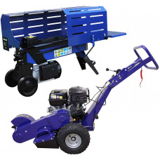 Cortadora de Troncos T-Mech 7T y Descepadora de Tocones 13HP Cortadora de Madera Hidraúlica 3L 2200W Motor Hidráulico 2 Cuchillas 520mm Longitud Máxima del Tronco Cortadora de Troncos T-Mech 7T y Descepadora de Tocones 13HP Cortadora de Madera Hidraúlica 3L 2200W Motor Hidráulico 2 Cuchillas 520mm Longitud Máxima del Tronco