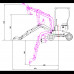 Excavadora de 4 ruedas gasolina HZC- POWER BVR600K Excavadora de 4 ruedas gasolina HZC- POWER BVR600K