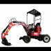 Excavadora de 4 ruedas gasolina HZC- POWER BVR600K Excavadora de 4 ruedas gasolina HZC- POWER BVR600K