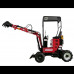 Excavadora de 4 ruedas gasolina HZC- POWER BVR600K Excavadora de 4 ruedas gasolina HZC- POWER BVR600K