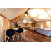 Glamping Tent 40 metros cuadrados con suelo de madera y marco de metal. No necesita base Glamping Tent 40 metros cuadrados con suelo de madera y marco de metal. No necesita base