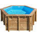 Gre Piscina Redonda Madera Lili 2 280X107 cm 800008 