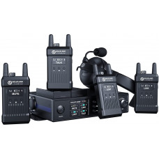 Hollyland Mars T1000-Duplex completo Intercomunicación Inalámbrico Sistema para 5 personas-1 estación base y 4 riñonera,auriculares dinámicos y mics.OLED,Mute/Talk,Tally para iglesia,dron,evento. Hollyland Mars T1000-Duplex completo Intercomunicación Inalámbrico Sistema para 5 personas-1 estación base y 4 riñonera,auriculares dinámicos y mics.OLED,Mute/Talk,Tally para iglesia,dron,evento.