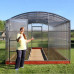 Invernadero Jardín Ruby Pro 3x4 Metros 12 M² Policarbonato Transparente 4mm, Marco Acero, Varios Modelos y Tamaños, Ideal Huerto Plantas y Cultivos Invernadero Jardín Ruby Pro 3x4 Metros 12 M² Policarbonato Transparente 4mm, Marco Acero, Varios Modelos y Tamaños, Ideal Huerto Plantas y Cultivos