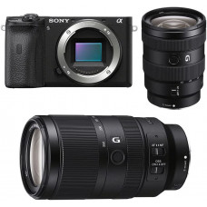 Kit Sony Alpha 6600 Noir + 16-55 + 70-350 Kit Sony Alpha 6600 Noir + 16-55 + 70-350
