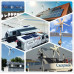 Kit solar eólico de 2000 W con inversor de potencia de 2000 W 24 V para sistema de red doméstica Kit solar eólico de 2000 W con inversor de potencia de 2000 W 24 V para sistema de red doméstica