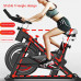 LJJ Bicicleta Estática, Peso Spinning Pedales de Bicicleta Cubierta Equipo de la Aptitud for el Hogar Gimnasio Entrenador de Deportes Deportes de Bicicletas    