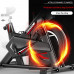 LJJ Bicicleta Estática, Peso Spinning Pedales de Bicicleta Cubierta Equipo de la Aptitud for el Hogar Gimnasio Entrenador de Deportes Deportes de Bicicletas    