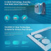 Limpiafondos de piscina robótico completamente automático con control de aplicación 