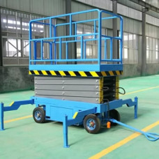 Mini mesa elevadora de tijera hidráulica autopropulsada de 1000 kg 18 metros 59 pies Mini mesa elevadora de tijera hidráulica autopropulsada de 1000 kg 18 metros 59 pies