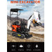 Miniexcavadora con cabina para jardin Miniexcavadora con cabina para jardin