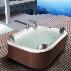 Minipiscina spa relax 210 x 170 cm 6-8 plazas 41 chorros LED Minipiscina spa relax 210 x 170 cm 6-8 plazas 41 chorros LED