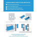 Olimpia Splendid 01802 Climatizador fijo sin unidad externa único Air Inverter con bomba de calor, 2300 W, color blanco, 10 Hp [Clase de eficiencia energética A]
