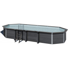 Piscina Elevada Ovalada de Composite, 804 x 386 x 124 cm Piscina Elevada Ovalada de Composite, 804 x 386 x 124 cm
