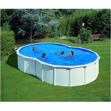 Piscina Elevada con Forma de Ocho 500 x 340 x 120 cm Piscina Elevada con Forma de Ocho 500 x 340 x 120 cm