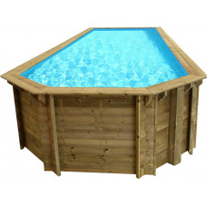 Piscina de Madera Lima - 11.03 x 3.70 x 1.44 m 