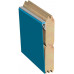 Piscina de madera rectangular de 3,50 x 3,20 x 1,24 m 