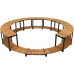 Piscina y spa marco de madera de acacia maciza de 273 x 53 cm Piscina y spa marco de madera de acacia maciza de 273 x 53 cm