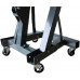 QILIN Alzamiento de motor plegable, grúa de motor hidráulico, carga de 2 toneladas, altura de elevación de 238 cm, gato de motor para taller de reparación de automóviles