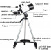 ROM Telescopio astronómico Telescopio Profesional para Adultos Espejo Refractor Vista del Paisaje Senderismo Aumento máximo de 336 Veces
