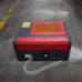 Ruida Controller 400 x 400 mm área de trabajo CO2 Máquinas láser de grabado Llevar herramientas rotativas y plataforma de panal 