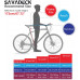 SAVADECK Bicicleta de Carretera Carbono, Warwinds5.0 700C de Fibra de Carbono con Shimano 105 R7000 22-Velocidad 
