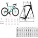  SAVADECK Bicicleta de carretera de carbono, Windwar5.0 marco de fibra de carbono 700C bicicleta de carreras con 105 22 velocidades Groupset ultraligero 