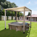SPA Hinchable con Panelado de Madera K2O Seychelles para 4-6 Personas con Hydrojets 250x275x71 cm SPA Hinchable con Panelado de Madera K2O Seychelles para 4-6 Personas con Hydrojets 250x275x71 cm