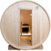 Sauna al aire libre tipo barril Harvia con estufa de leña 220 cm Sauna al aire libre tipo barril Harvia con estufa de leña 220 cm