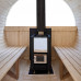 Sauna de Barril con Estufa de leña Sauna de Barril con Estufa de leña