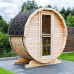 Sauna de barril Pini Wood L, montaje sin montaje Sauna de barril Pini Wood L, montaje sin montaje