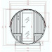 Sauna de exterior 189×220 cm finlandesa en forma de barril con estufa de leña Sauna de exterior 189×220 cm finlandesa en forma de barril con estufa de leña