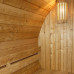 Sauna de exterior 189×220 cm finlandesa en forma de barril con estufa de leña Sauna de exterior 189×220 cm finlandesa en forma de barril con estufa de leña